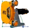 Индустриальный шланговый насос JXHIN-50-CI+SS-F-NR-P, 7.18 м3/час, 4 кВт, 16 бар, 380В