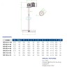 Slow mixer mixer FLUIMAC MR 110-4-90, 1.1 kW, 90 rpm, 380V