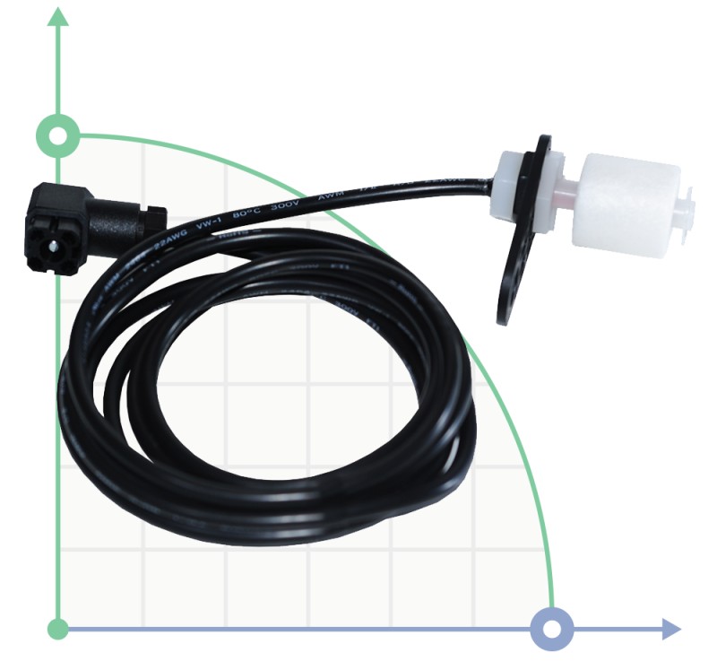 Level sensor with filter holder ETATRON D.S.