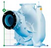 Selbstansaugende Pumpe für Schlackentransport P-10, 40/770, 75 kW, ohne Motor