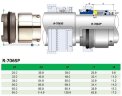 Ущільнення насосу Grundfos Sarlin R-706SP 25, SIC/SIC, VITON, 304