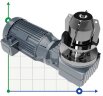 Гигиеническая мешалка с магнитным приводом GREATWALL MIXERS с нижним входом серии MTS мощностью до 7,5 кВт 40~360 об/мин
