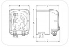 Peristaltische Pumpe PDP TEC-RS 1,5-1 230V SANTOPRENE GRIGIA
