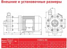 ADM 4 PP/TF/0.16HP/2800RPM насос з магнітною муфтою
