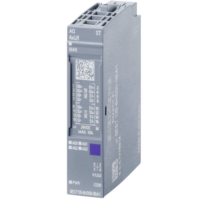 6ES7135-6HD00-0BA1, SIMATIC ET 200SP, Módulo de salida analógica