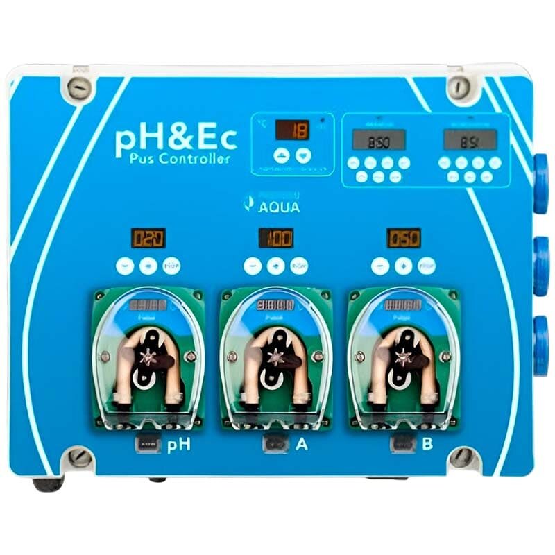 PROSYSTEM AQUA pH&EC Plus Controller, 0–4 l/h (pH pump and 2 fertiliser pumps)