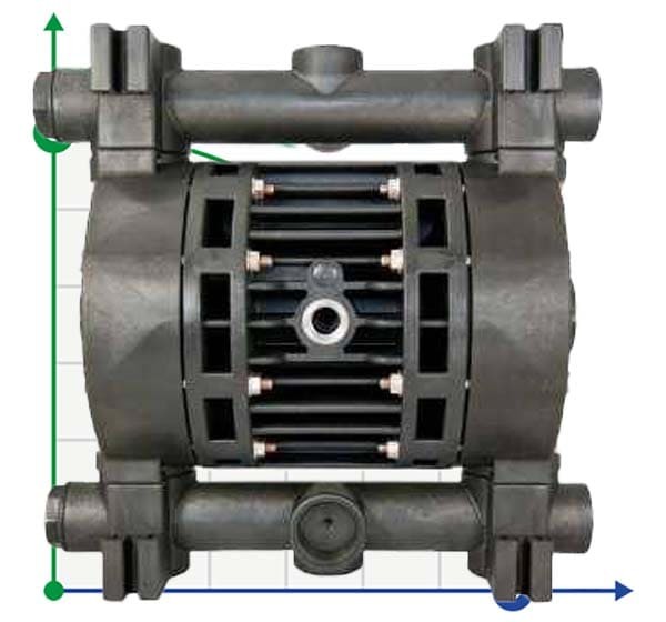 Пневматический мембранный насос BOXER 150 PVDF IB150-FC-MTTFT--