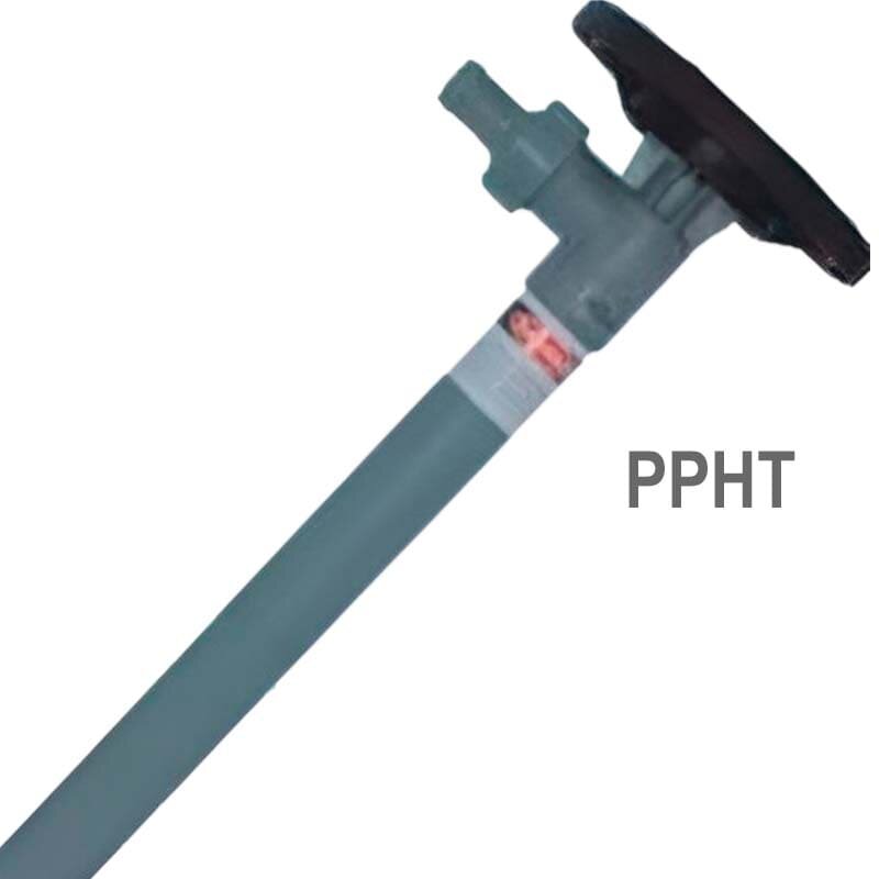 PP-HP+1000mm насосна частина (труба) до насоса для бочок