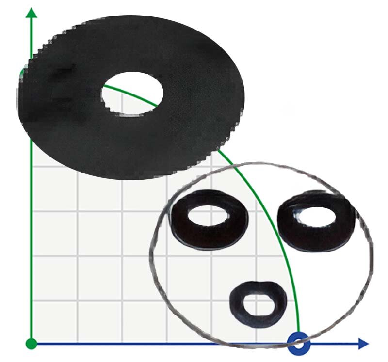 ZIP set of seals for the pump ROVER POMPE 2003 BE-M/T 30/35, NOVAX 30/35 M/T