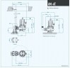 Drainage submersible pump Dreno At 50/2/110 C.225 with two-channel impeller