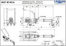 Винтовой насос для мясной эмульсии LIVERANI MXF80INCA MF 2,2 кВт 115-544 об/мин 220В AISI 316 с частотником, пультом дистанц.управл.(15 м), на тележке