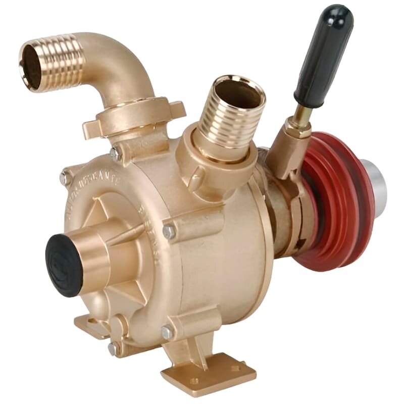 Bomba de vórtice de anillo líquido LIVERANI NAUTIC 50 F, 230 l/min, bronce, con embrague manual, sin motor
