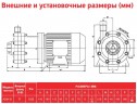 ADM 10 PP/TF/0.75HP/2800RPM насос с магнитной муфтой