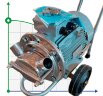 Pumpe für Leim AlphaDynamic AD40.1/01/TR 1,5 kW Impeller auf einem Wagen