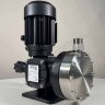 Bomba dosificadora de floculante con motor de membrana AQUA MSB, AISI 316L, 170 l/h, 8 bar, 0,18 kW, 380V