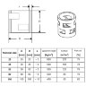 Ceramiczne pierścienie Pall, 100x100x10 mm, Pall Ring, VFF