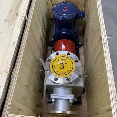 Selbstansaugende Edelstahlpumpe BZWH80-65-25/2, 7,5 kW, 2900, alle AISI 304, Ex