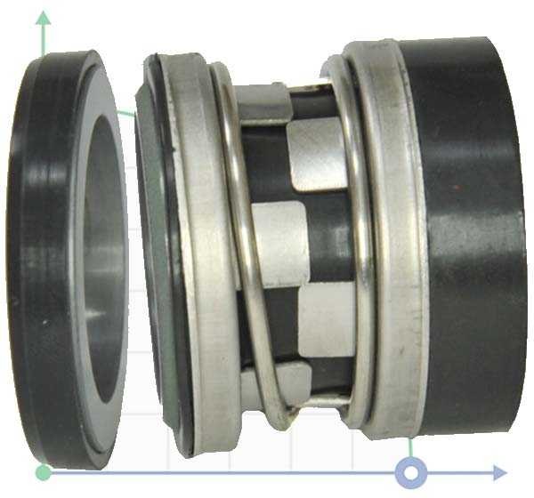 Sello mecánico a la bomba R-2100К 24, CAR/SIC, EPDM, 304