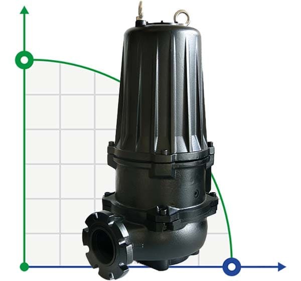 Submersible pump Dreno ATH-EX 100-2/120 with centrifugal two-channel impeller
