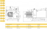 340 PBO-M vacuum pump with oil lubrication