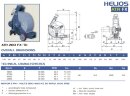 Chemical peristaltic pump FLUIMAC HELIOS ATR 280 FX 24321 l/h, 7.5 kW, 22.3 rpm