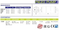 Pompe pneumatique antidéflagrante pour puits FLUIMAC PIEZO PUMP 1, POM, 8 l/min