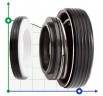 Сальник (торцевое уплотнение) R-6SB 25, SIC/SIC, EPDM, 304