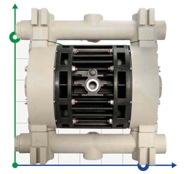 Pneumatyczna pompa membranowa BOXER 150 PP IB150P-MTTIT--