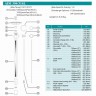 700 mm, AISI 316L bare part (pipe) to the barrel pump