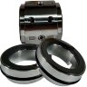 Sello mecánico doble R-802 30, SIC/SIC/SIC/CAR, VITON, 304