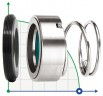 Sellos de bomba R-120P 35, SIC/SIC, VITON, 304