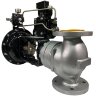 DN50 Pneumatic control valve 10Р11Y-DNx5016Z-L122C-C (cast iron body, SS304 trim) with YT-1000 positioner, input 4-20mA, Ex
