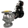 DN50 Pneumatic control valve 10Р11Y-DNx5016Z-L122C-C (cast iron body, SS304 trim) with YT-1000 positioner, input 4-20mA, Ex