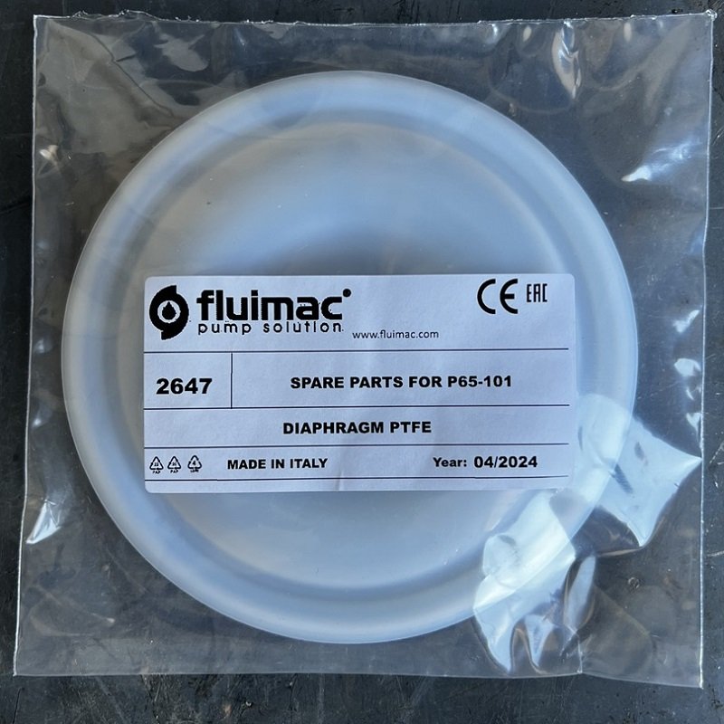 Мембрана со сторони жидкости, PTFE, PHOENIX P65, P100, P101