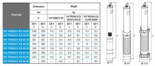 Погружной скважинный насос 3 дюйма ATEX 316 TREINCH EX SLOPE RISER 55-35, 380V