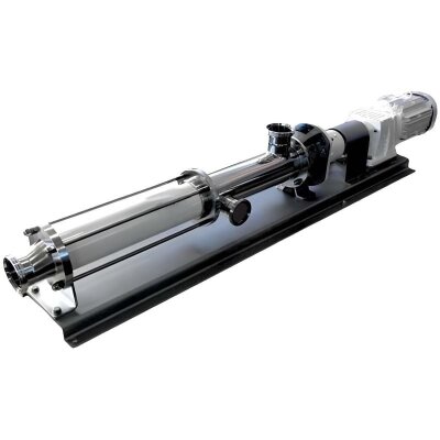 Bomba de tornillo de acero inoxidable para bombeo de líquidos alimentarios y químicos LIVERANI MXF30 TF 1.1 kW, 473 rpm, 380V, AISI 316