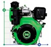 Motor diesel accionado por la TDF PD 192, 7,5 kW, 3000 rpm