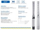 Bomba de pozo profundo 6SP30/22, 22kW, 380V