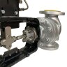 DN80 Pneumatic control valve 10Р11Y-DNx8016Z-L122C-C (cast iron body, SS304 trim) with YT-1000 positioner, input 4-20mA