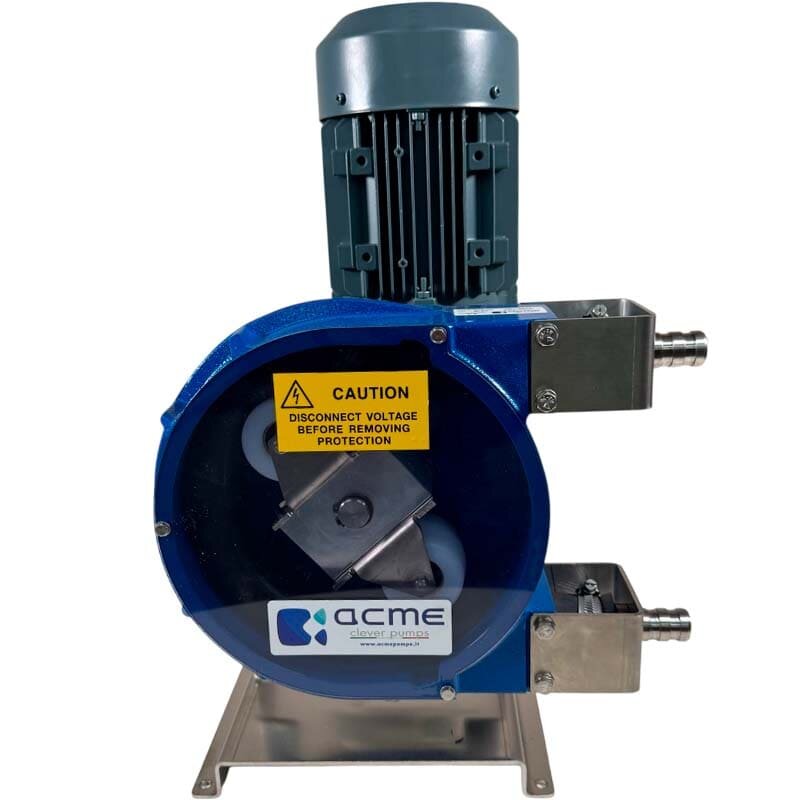Pompe péristaltique ACME Pompe ASP 15 FX 310 l/h 230/400V 50Hz, 0,37 kW, 70 tr/min - NR, à capacité fixe pour le pompage de produits chimiques