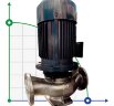 IHG BGLH 80-160(I)B (86.6/24), 11kW, 2880 - bomba vertical de acero inoxidable