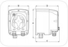 Pompe péristaltique PDP TEC-1T - 1-3 -100÷240VAC TYGON GRIGIA