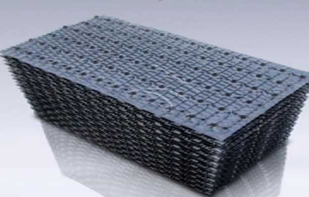 Aspersor con corrugaciones puntuales, rellenos Dot-Wave