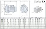 Насос из нержавеющей стали для водоочистки CX/120, 0,9 кВт, 9,6 м3/ч, 31,2м, 220V/M, AISI 304 (EBARA CDXM 120/12)