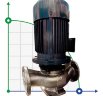 IHG BGLH 250-315 (550/32), 75kW, 1480 - bomba vertical de acero inoxidable