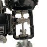 DN40 Pneumatisch betätigtes Stellventil 10P11Y-DNx4016Z-L122C-C (Gehäuse CF8, Sitz SS304) mit Stellungsregler YT-1000, Eingang 4-20mA, Ex