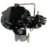 DN40 Pneumatisch betätigtes Stellventil 10P11Y-DNx4016Z-L122C-C (Gehäuse CF8, Sitz SS304) mit Stellungsregler YT-1000, Eingang 4-20mA, Ex
