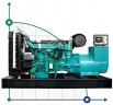 Промышленный дизельный генератор XHYV-150GF с ATS, двигатель Volvo 180kVA, 150kW, 380V/50HZ открытого типа