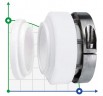 PTFE Faltenbalgdichtung  R-152Т 35, PTFE/CER, PTFE
