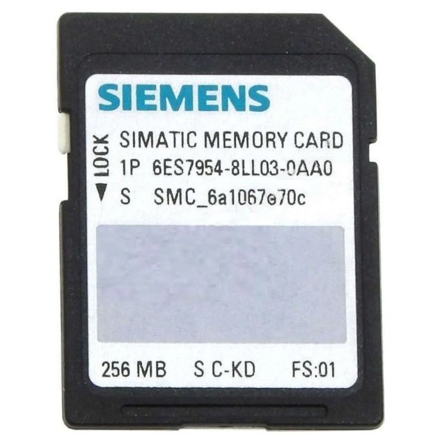 6ES7954-8LL03-0AA0 карта памяті S7-1200 256МВ